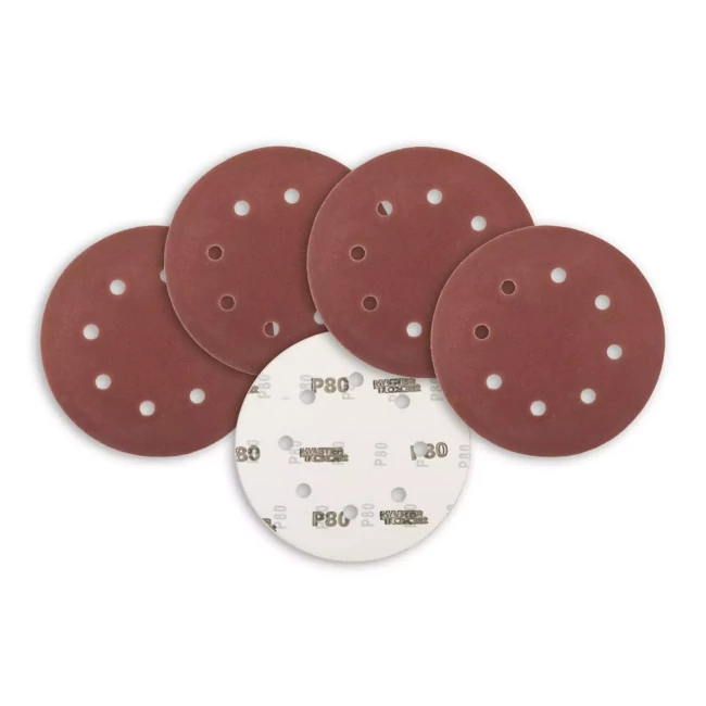 Круг шлифовальный на липучке Mastertool 180 мм, 5 шт (08-1808-H)