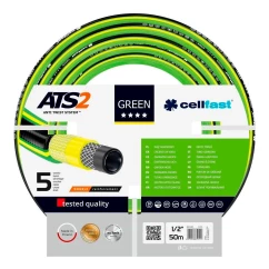 Шланг садовий Cellfast Green ATS 1/2" 50м 5 шарів 30бар -20+60°C (15-101)