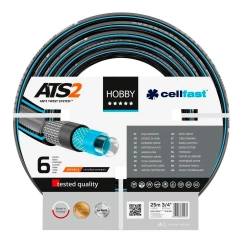 Шланг садовий Cellfast Hobby ATS 3/4' 25м 6 шарів 30бар -20+60°C (16-220)