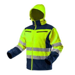 Куртка softshell световозвращающая NEO TOOLS, желтая, размер M
