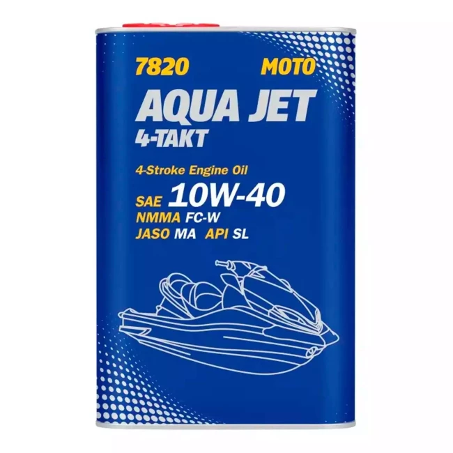 Моторное масло MANNOL 4-TAKT AQUA JET 10W-40 1л (MN7820-1ME)