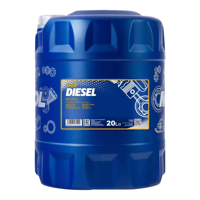 Моторное масло MANNOL DIESEL 15W-40 20л (MN7402-20)