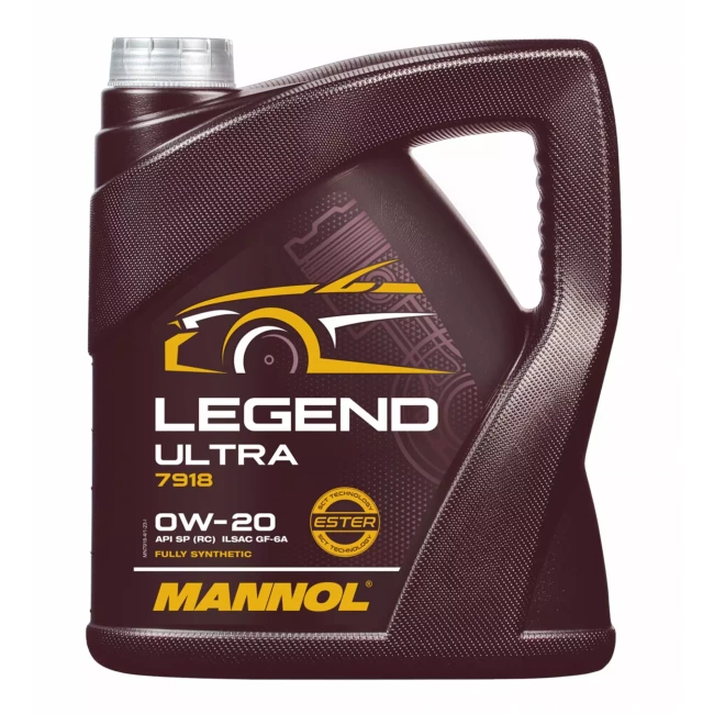 Моторна олива MANNOL LEGEND ULTRA 0W-20 4л (MN7918-4)