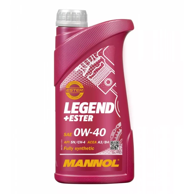 Моторное масло MANNOL LEGEND+ESTER 0W-40 1л (MN7901-1)