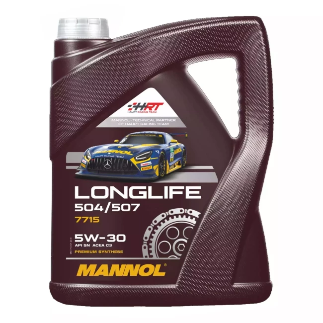 Моторное масло MANNOL LONGLIFE 504/507 5W-30 5л (MN7715-5)