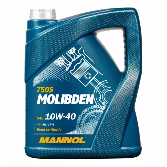 Моторное масло MANNOL MOLIBDEN 10W-40 5л (MN7505-5)