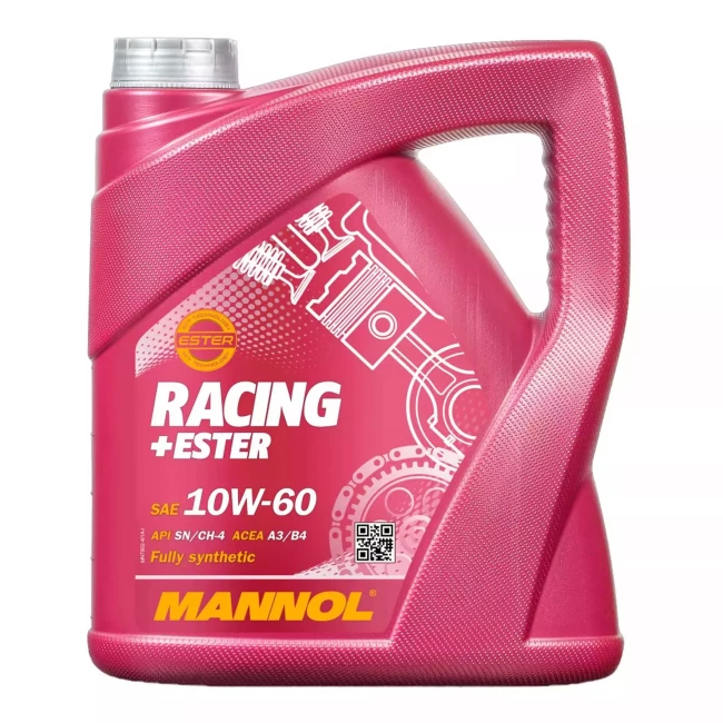 Моторное масло MANNOL RACING+ESTER SAE 10W-60 4л (MN7902-4)