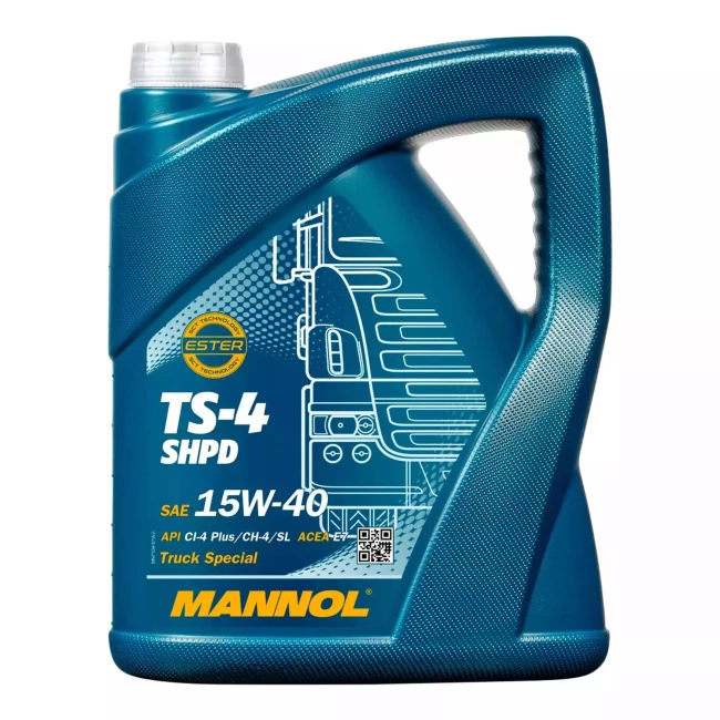 Моторное масло MANNOL TS-4 EXTRA SHPD 15W-40 5л (MN7104-5)