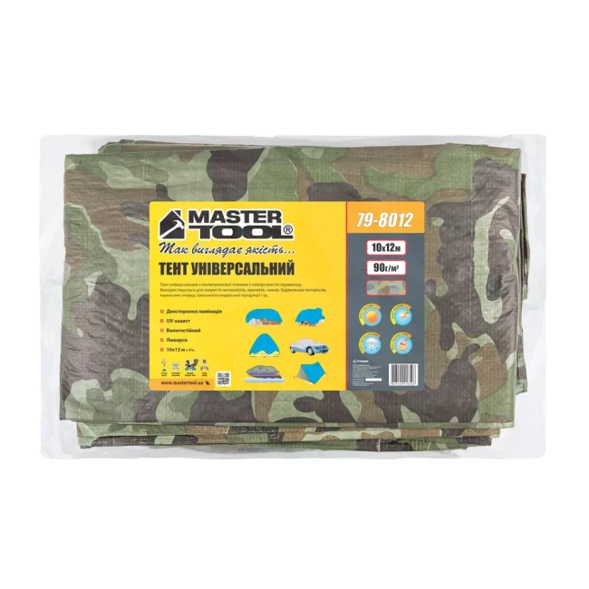 Тент Mastertool камуфляж (79-8012)