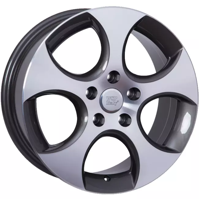 WSP ITALY W444 CIPRUS (R16 7 5X112 42 57,1) ANTHRACITE POLISHED