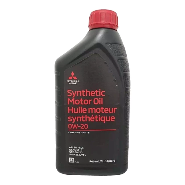 Моторное масло Mitsubishi Synthetic motor oil 0W-20 0,946л (MZ320934)