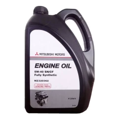 Масло моторное синтетическое MITSUBISHI "ENGINE OIL 5W-40" 4л (MZ320362)