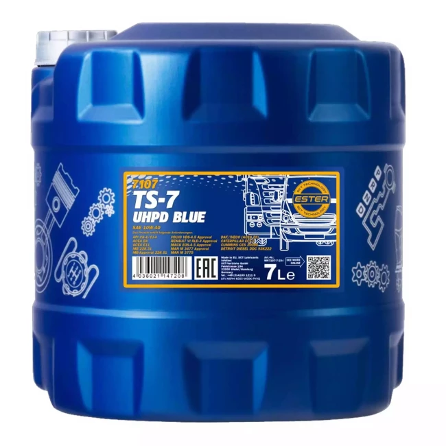 Моторное масло MANNOL TS-7 BLUE UHPD 10W-40 7л (MN7107-7) Моторное масло MANNOL TS-7 BLUE UHPD 10W-40 7л (MN7107-7)