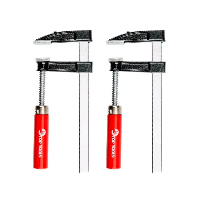 Набор струбцин Top Tools тип F 50 x 150 мм (12A215) Набор струбцин Top Tools тип F 50 x 150 мм (12A215)