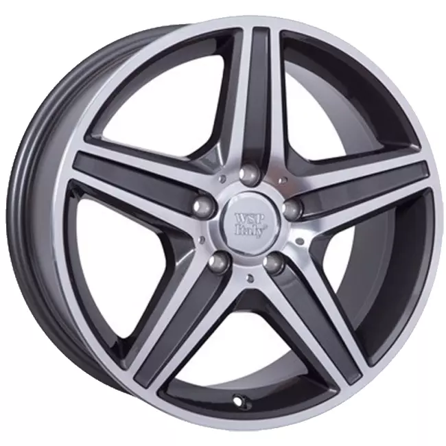 WSP ITALY W758 AMG CAPRI (R17 8 5X112 47 66,6) ANTHRACITE POLISHED