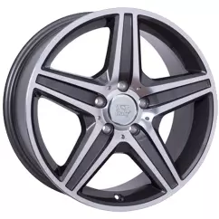 WSP ITALY W758 AMG CAPRI (R18 8 5X112 50 66,6) ANTHRACITE POLISHED