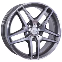 WSP ITALY W771 ENEA (R19 8.5 5X112 44 66,6) ANTHRACITE POLISHED