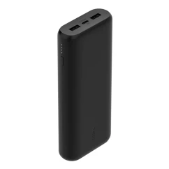 Аккумулятор портативный литий-ионный Belkin Power Bank 20000мА-ч 20Вт 2хUSB-A/USB-C черный (BPB014BTBK)