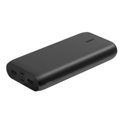 Акумулятор портативний літій-іонний Belkin Power Bank 26000мА•год 32Вт USB-A/USB-C PD PPS чорний (BPB016BTBK)