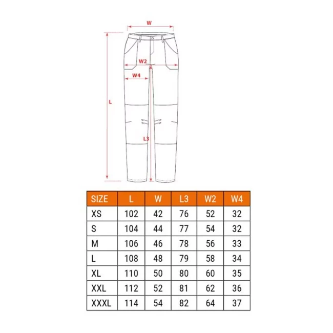 Брюки рабочие NEO TOOLS Premium PRO, размер XXL (81-234-XXL)