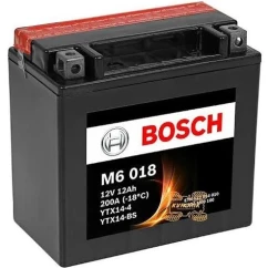 Мото аккумулятор Bosch 6СТ-12Ah (+/-) (0 092 M60 180)