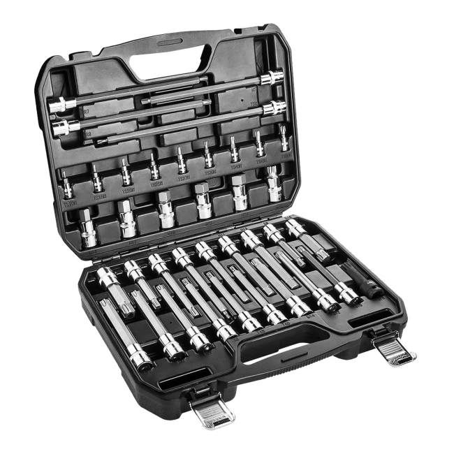 Набір головок NEO TOOLS 1/2" 38 шт (08-710) Набір головок NEO TOOLS 1/2" 38 шт (08-710)