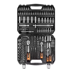 Набор сменных головок NEO TOOLS 1/2", 3/8", 1/4" 182 шт
