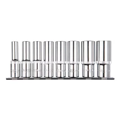 Набір змінних головок NEO TOOLS Spline довгі 1/2" 8 шт