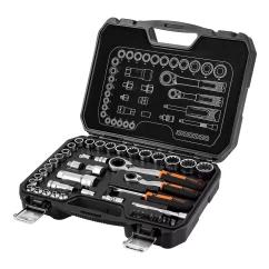 Набор торцевых головок NEO TOOLS 1/4" + 3/8" 46 шт