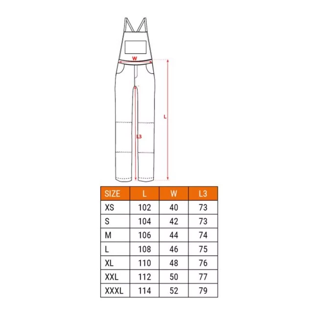 Рабочий полукомбинизон NEO TOOLS CAMO olive, размер XS (81-242-XS)