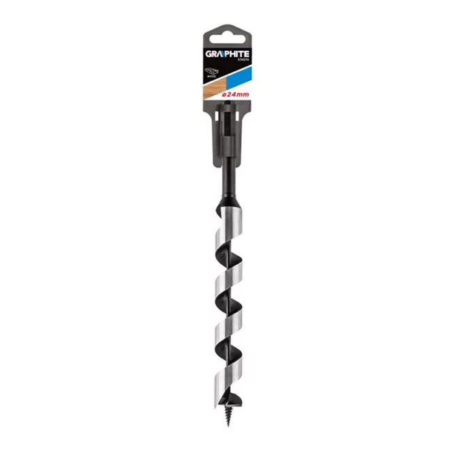 Сверло по дереву GRAPHITE спиральное 24 x 250 мм (57H370)