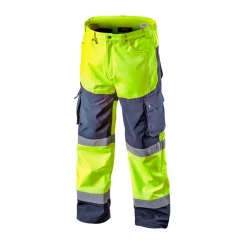 Световозвращающие штаны NEO TOOLS softshell, желтые, размер XXL