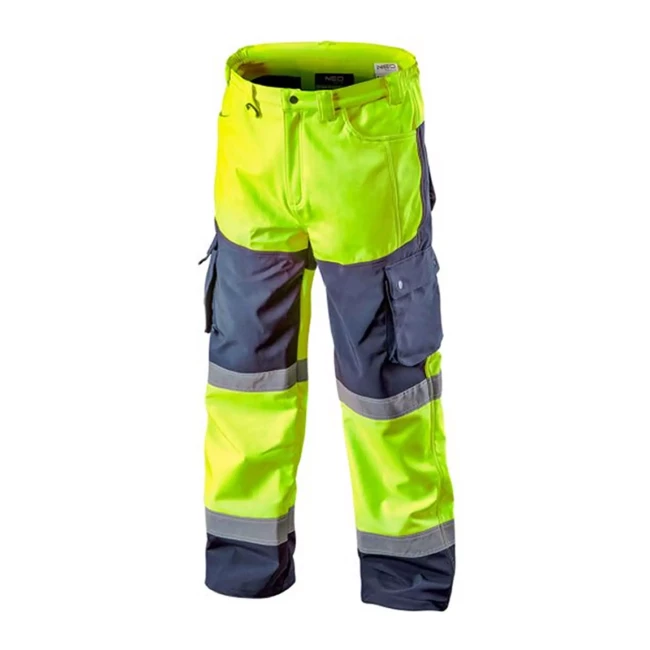 Световозвращающие штаны NEO TOOLS softshell, желтые, размер L (81-750-L)