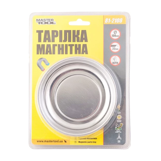 Тарелка магнитная Mastertool 108 мм (81-2108)