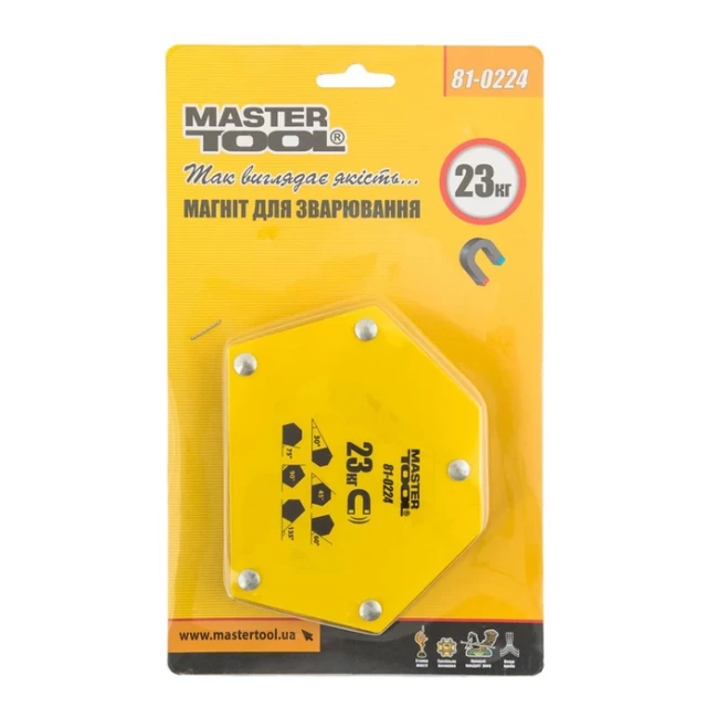 Магніт для зварювання Mastertool 30/45/60/75/90/135° 23 кг (81-0224)