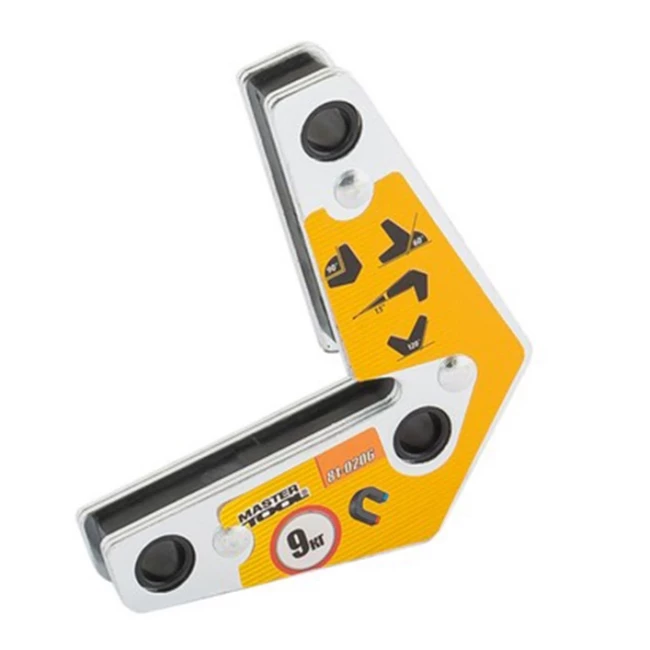 Магніт Mastertool для кутового зварювання на неодимових магнітах 15°/60°/90°/120° 9 кг (81-0206)