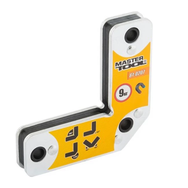 Магніт Mastertool для кутового зварювання на неодимових магнітах 45/90/135° 9 кг (81-0207)