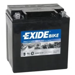 Мото аккумулятор Exide Bike AGM 6СТ-31Ah (-/+) (YB30L-B)