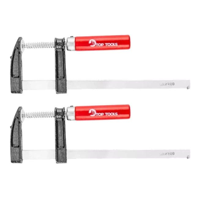 Набор струбцина Top Tools тип F 50 x 200 мм (12A216) Набор струбцина Top Tools тип F 50 x 200 мм (12A216)