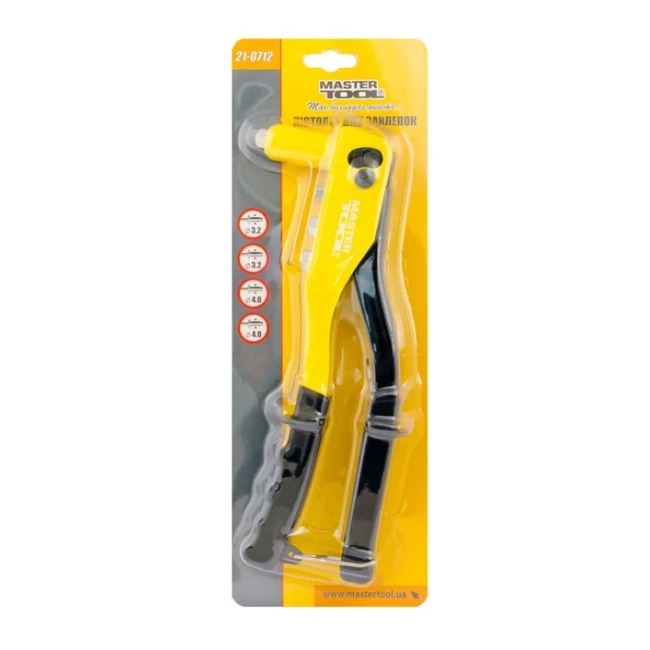 Пистолет для заклепок MasterTool 220 мм (21-0712)