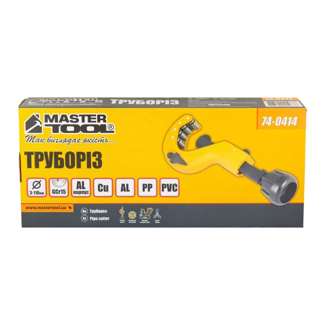 Труборез Mastertool для металлических труб 3-110 мм (74-0414)