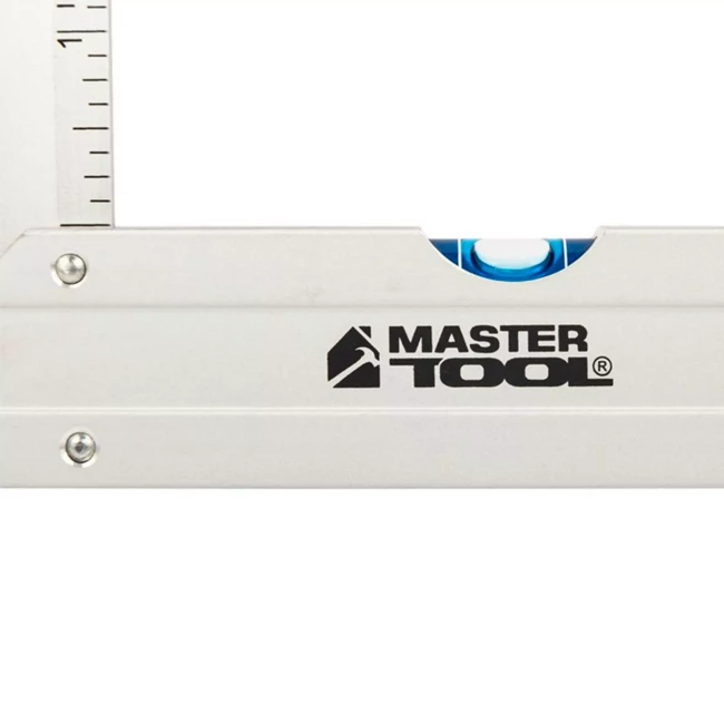 Угольник строительный MasterTool с уровнем 250 мм (30-4250)
