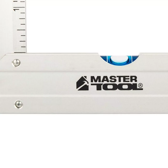 Угольник строительный MasterTool с уровнем 350 мм (30-4350)