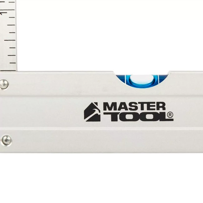 Кутник будівельний MasterTool з рівнем 500 мм (30-4500)