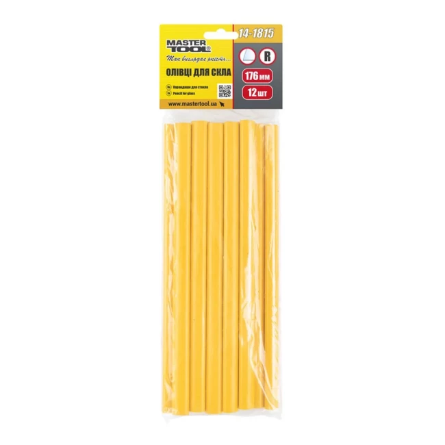 Карандаши для стекла MasterTool 176 мм 12 шт. (14-1815)