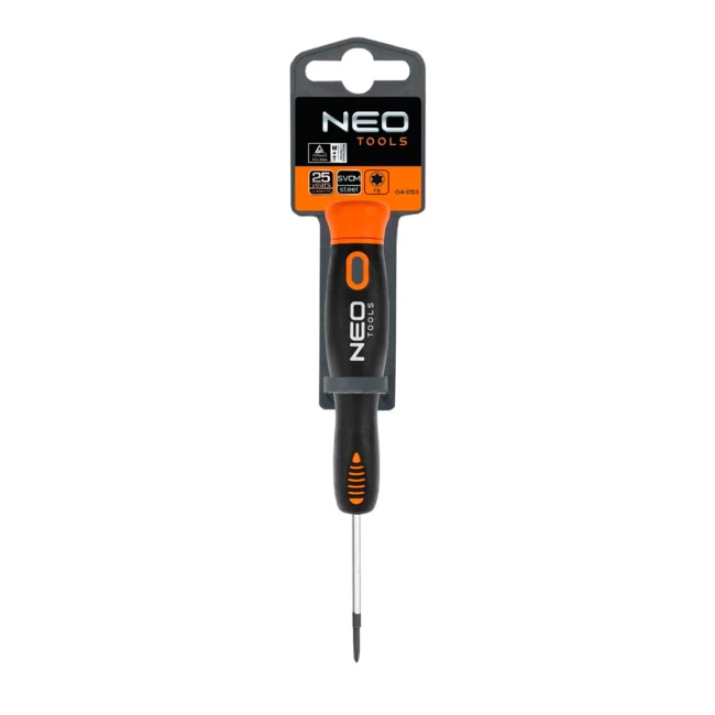 Отвертка NEO TOOLS крестовая прецизионная PH00 x 40 мм CrMo (04-085)