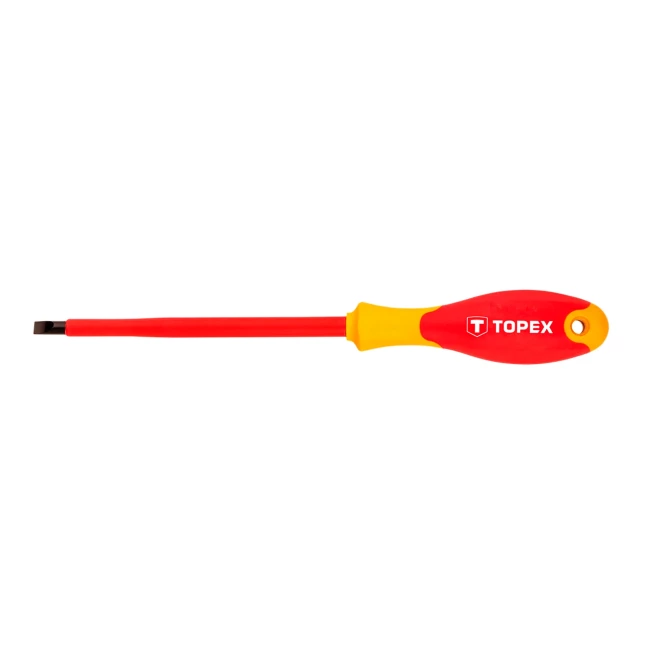 Викрутка шліцьова TOPEX 1000В, 6.5 x 150 мм (39D474) Викрутка шліцьова TOPEX 1000В, 6.5 x 150 мм (39D474)