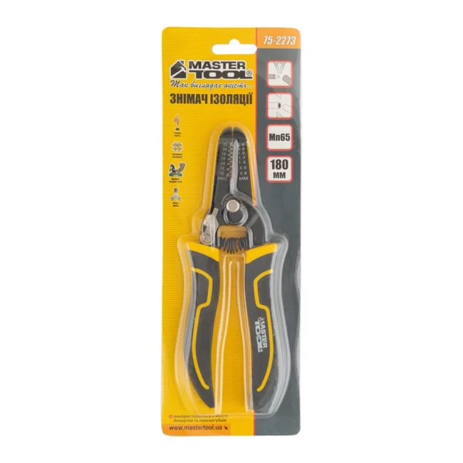 Съемник изоляции мультифункциональный Mastertool Mn65 0.3-6.0 мм² (75-2273)