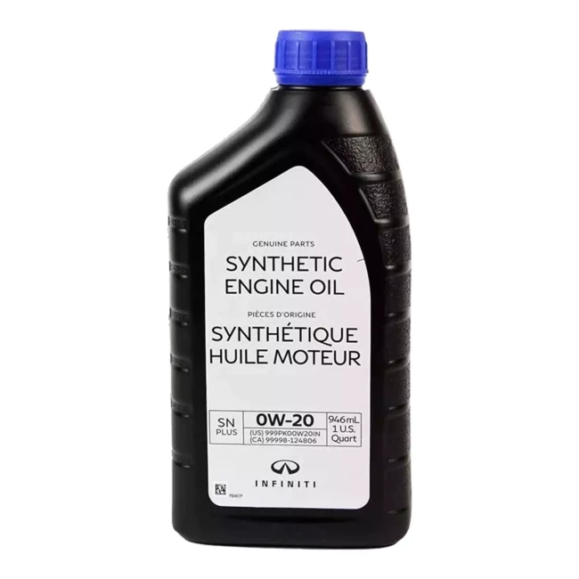 Моторное масло Infiniti/Nissan Genuine Motor Oil 0W20 0,946л (999PK-00W20IN)