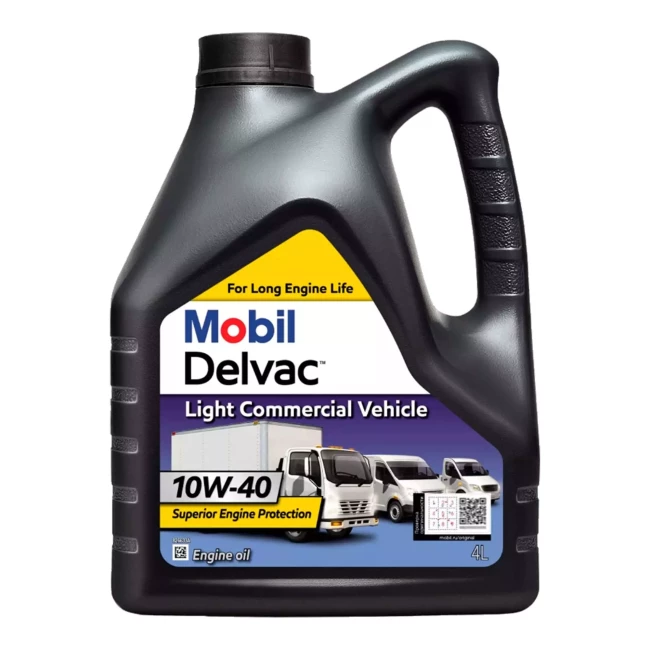 Масло моторное MOBIL Delvac Light Commercial Vehicle 10W-40 4л Масло моторное MOBIL Delvac Light Commercial Vehicle 10W-40 4л